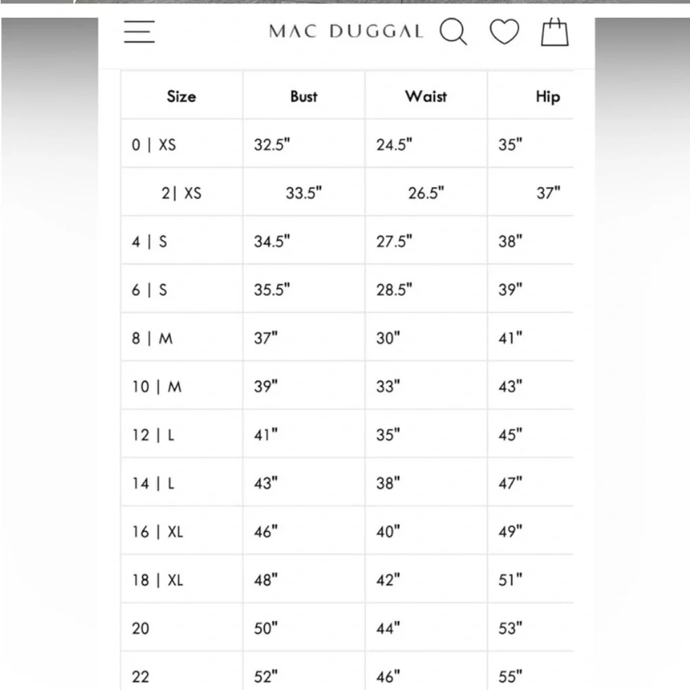 Mac Duggal Sequin Faux Wrap Gown 5539 Womens size 4 - Picture 10 of 10